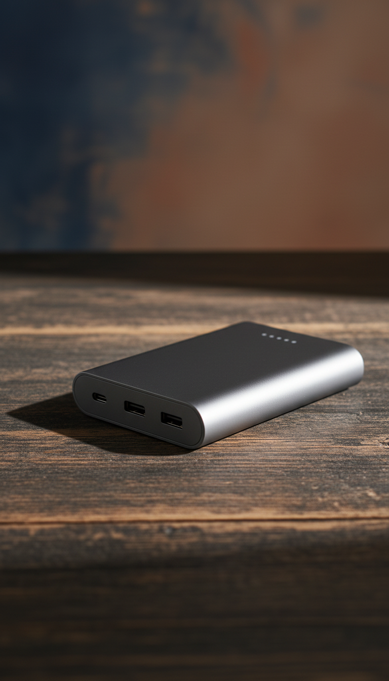 Power Bank in Dim Gray in a new setting