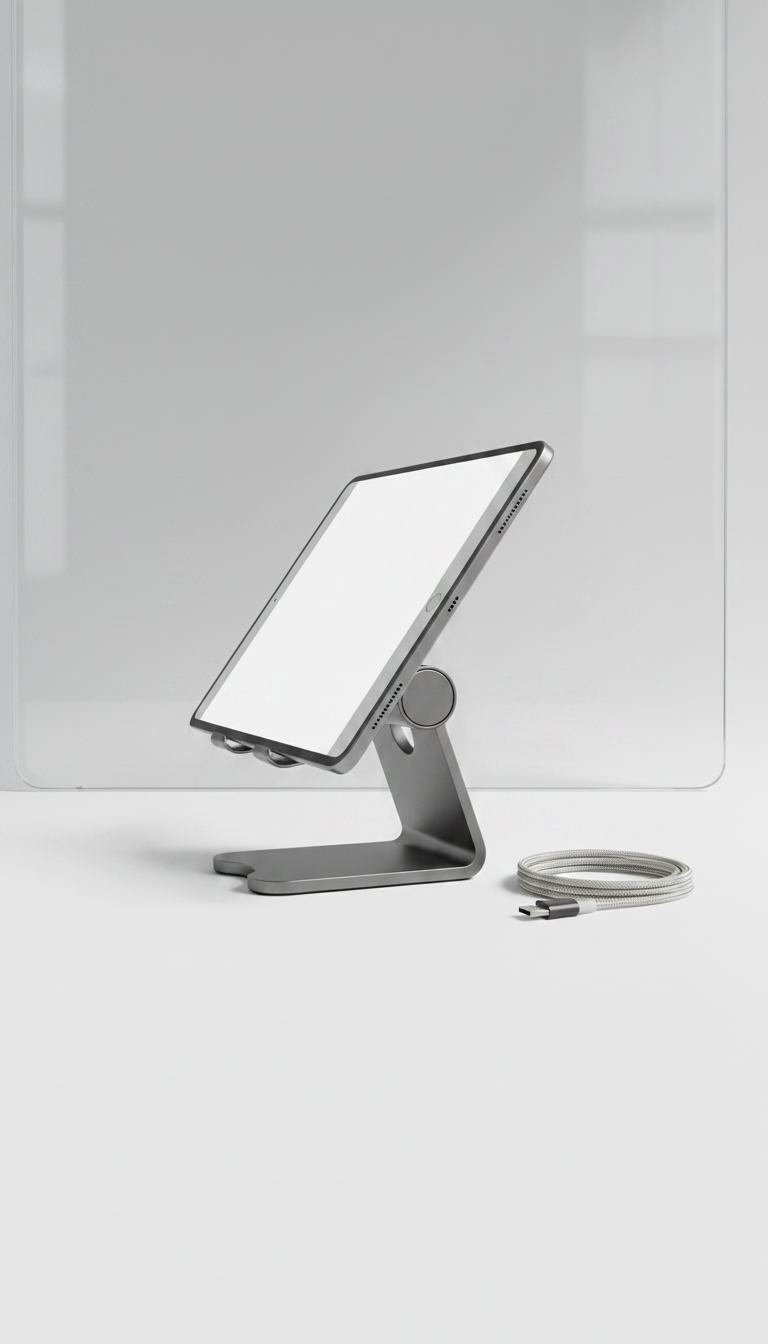 Alternate angle view of Magnetic Phone Stand with Adjustable Tilt
